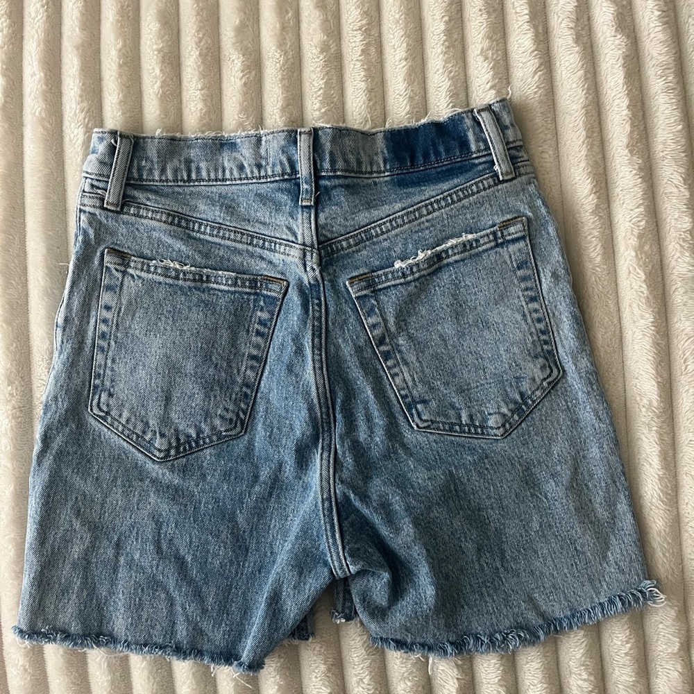 Abercrombie & Fitch Light Blue Denim Shorts - Picture 3 of 3